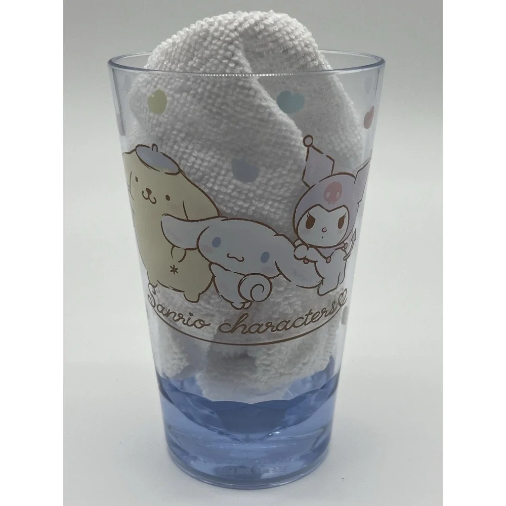 Sanrio Kuji prize #5 Plastic‎ Cup Blue Kuromi Cinnamoroll Pompompurin